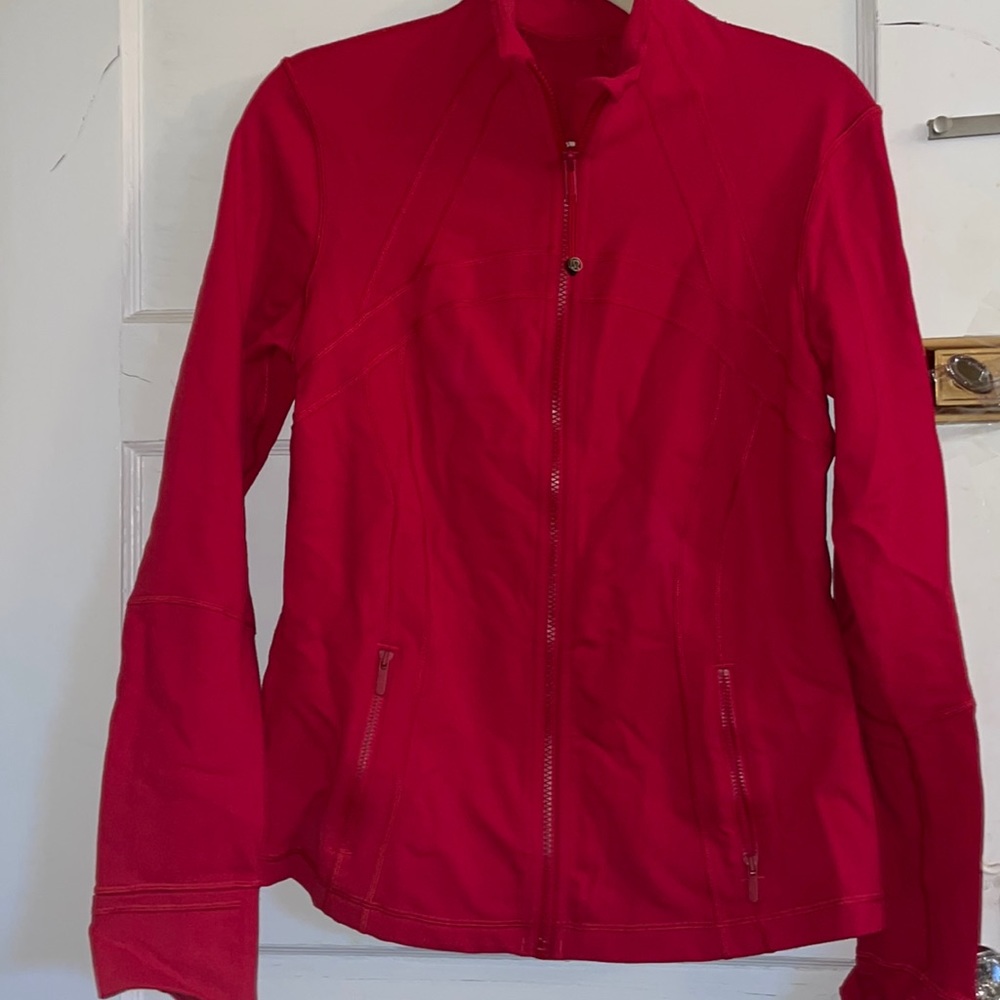 Lululemon define jacket red size 8